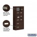 Salsbury Cell Phone Storage Locker - with Front Access Panel - 6 Door High Unit (5 Inch Deep Compartments) - 8 A Doors (7 usable) and 2 B Doors - Bronze - Surface Mounted - Master Keyed Locks